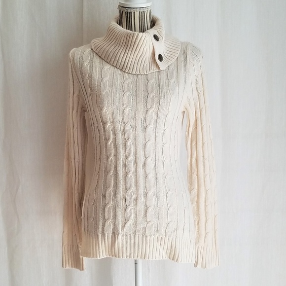 Susie Rose Sweaters - Susie Rose Cowl Neck 2 Button Sweater
